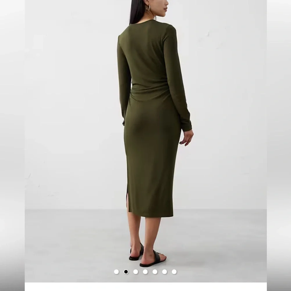 NWT Soft Luxe Midi Dress by Banana Republic - Picture 5 of 8